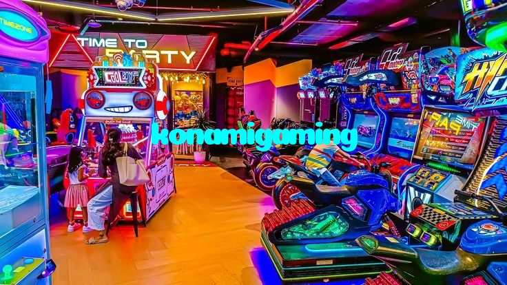 konamigaming casino presented on mobile device in Pakistan with slots and live games